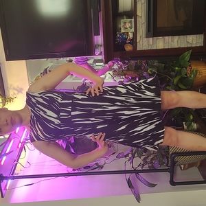 Black and White Calvin Klein Dress